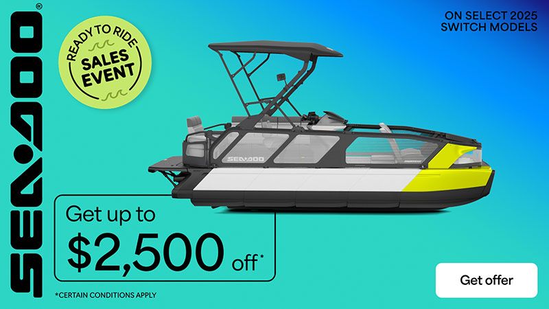 Read more about the article Sea-Doo – Get up to $2,500 off on select 2025 Switch models