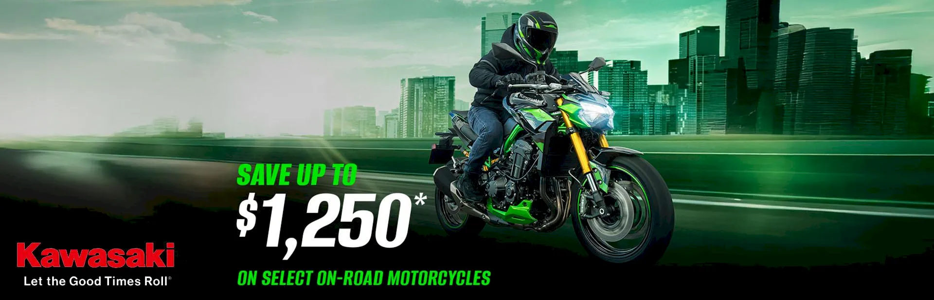 Read more about the article SAVE UP TO $1,250* ON SELECT ON-ROAD MOTORCYCLES