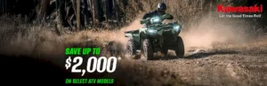 Read more about the article SAVE UP TO $2,000* ON SELECT ATV MODELS