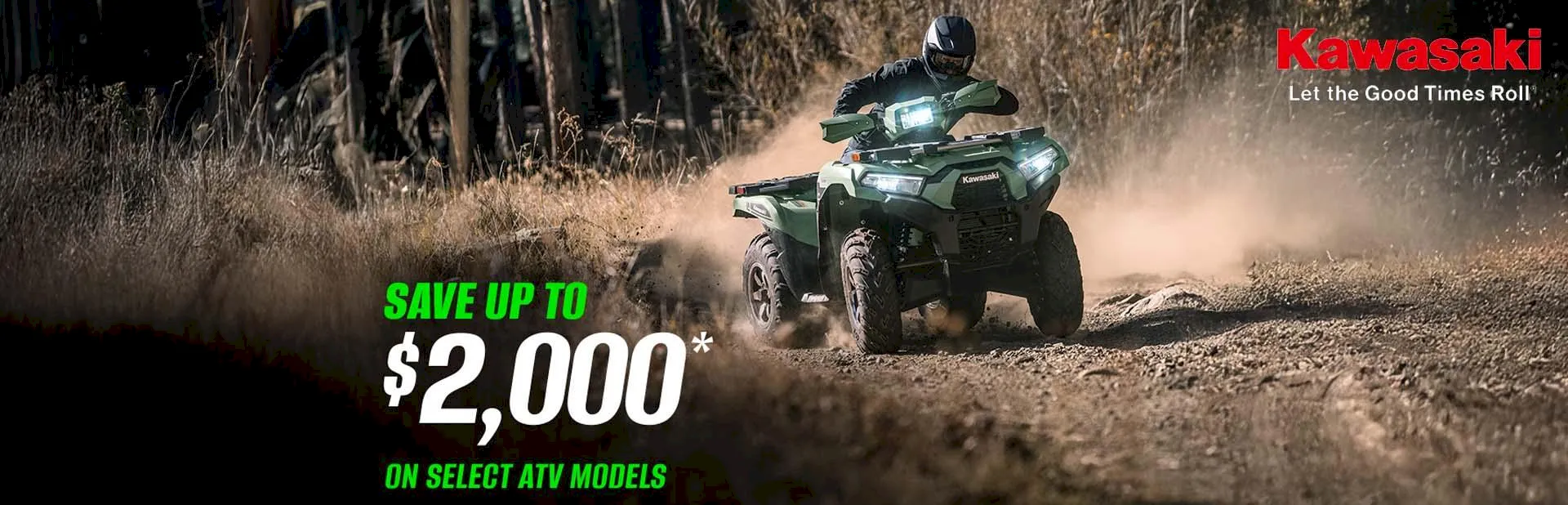 Read more about the article SAVE UP TO $2,000* ON SELECT ATV MODELS