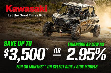 Read more about the article SAVE UP TO $3,500* or FINANCING AS LOW AS 2.95% FOR 36 MONTHS** ON SELECT SIDE X SIDE MODELS